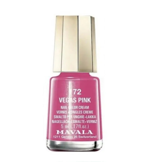 Mavala Nail Polish 172 Vegas Pink Unisex, 5 ml