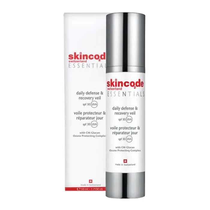 Skincode Essentials Daily Defense & Recovery Veil Spf30, 50 ml