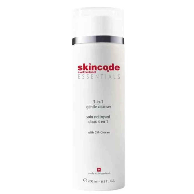 Skincode Essentials 3 in 1 Gentle Cleanser, 200 ml