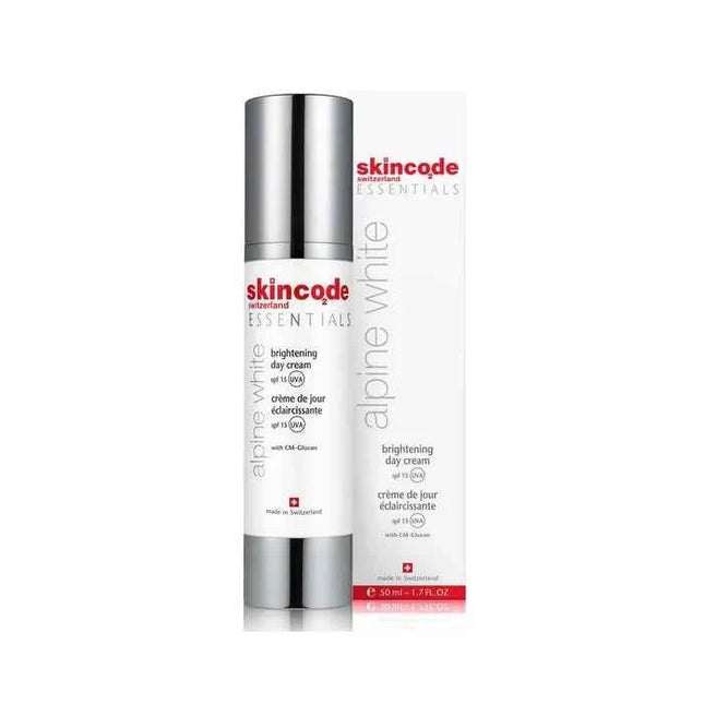 Skincode Essentials Alpine White Brightening Day – Cream Spf15, 50 ml