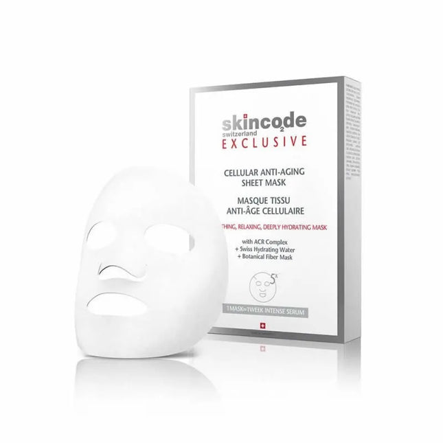 Skincode Exclusive Cellular Anti-Aging Sheet Mask Unisex, 5x20 ml