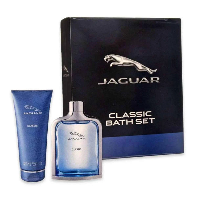 Jaguar Classic Bath Set – Eau de Toilette for Men 100 ml Spray Gel De Baño, 200 ml