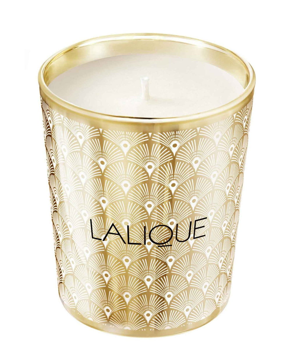 Lalique Noir Premier - Plume Blanche 1901 Floral Woody Musk – Scented Candle Unisex, 190 g