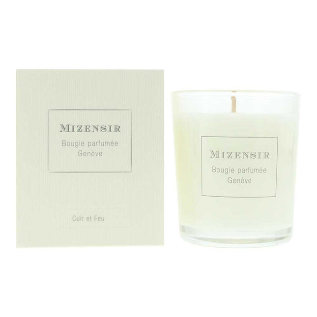Mizensir Cuir Et Feu Woody – Scented Candle Unisex, 90 g