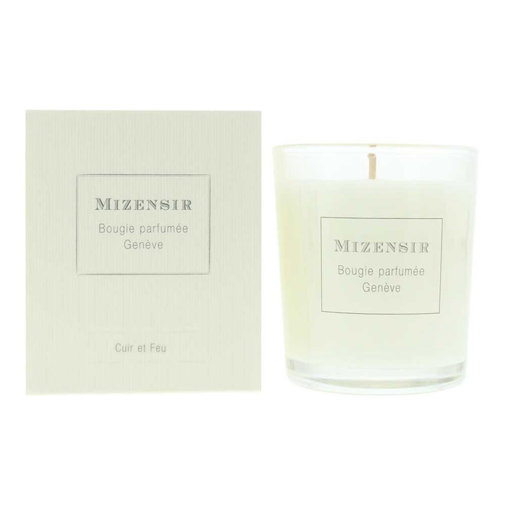 Mizensir Cuir Et Feu Woody – Scented Candle Unisex, 90 g