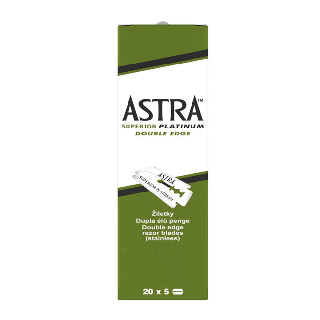 Eurostil Superior Platinum Caja Cuchillas Doble Hoja Unisex, 20 Units