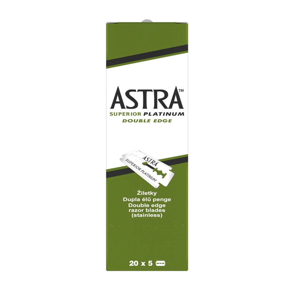 Eurostil Superior Platinum Caja Cuchillas Doble Hoja Unisex, 20 Units