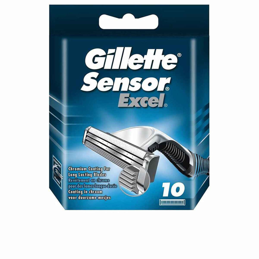 Gillette Sensor Excel Cargador 10 Recambios Unisex