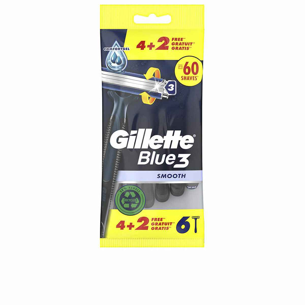 Gillette Blue 3 Cuchilla Afeitar Desechables 6 U Unisex