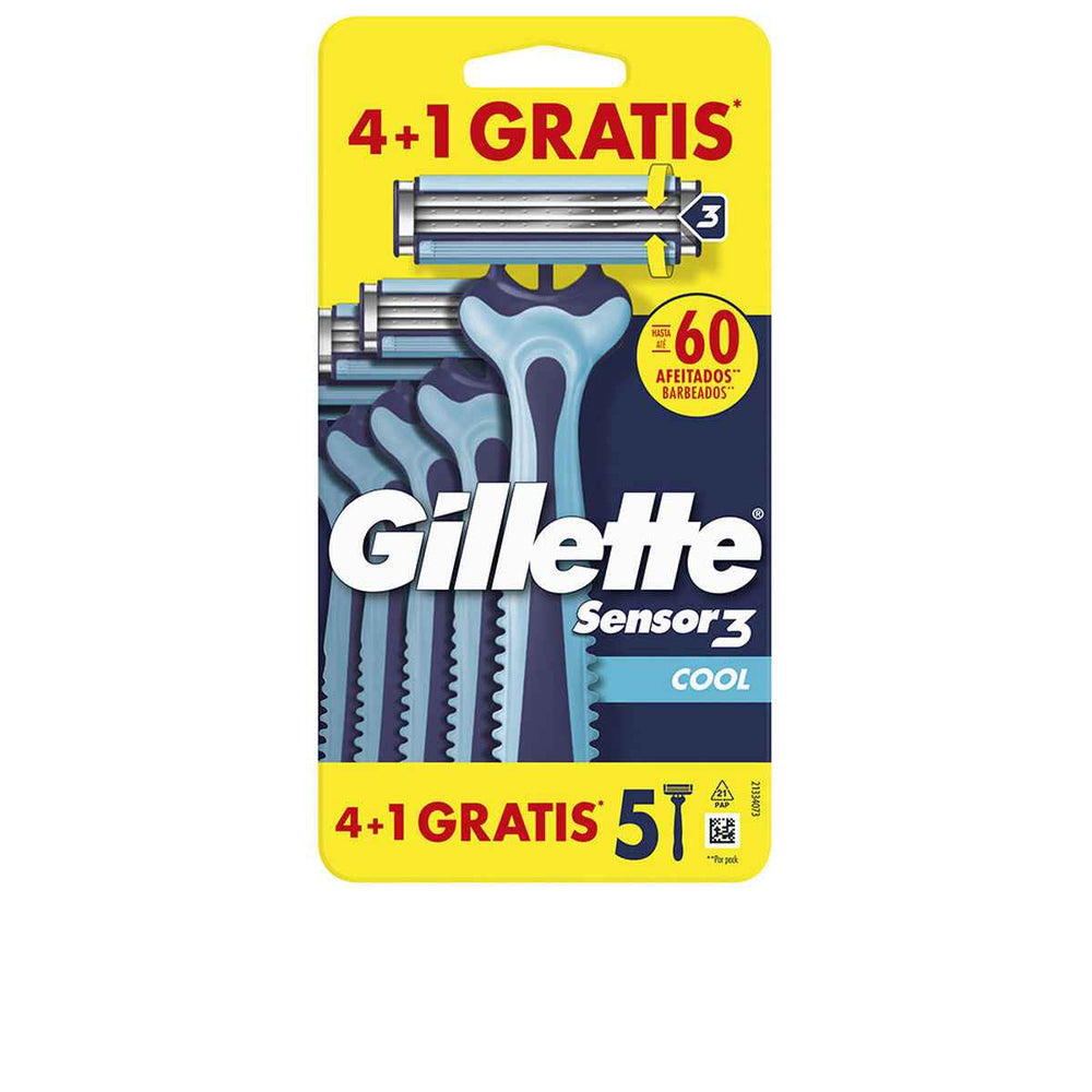 Gillette Sensor3 Cool Cuchilla Afeitar Desechables 4 U Unisex
