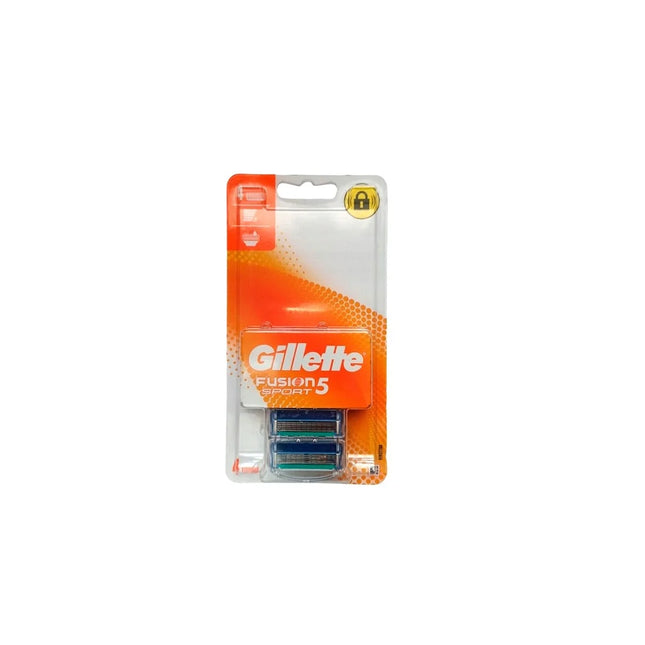 Gillette Fusion 5 Sport Cargador Unisex, 4 Units