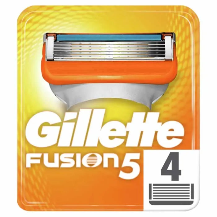 Gillette Fusion Manual Blades Pack Of 4 Unisex