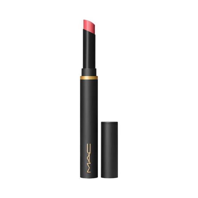 MAC Powder Kiss Velvet Blur – Cream Lipstick for Women, 898, Outrage, 2 g