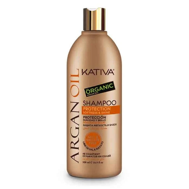 Kativa Argan Oil – Shampoo Protection Softness & Shine Unisex, 500 ml