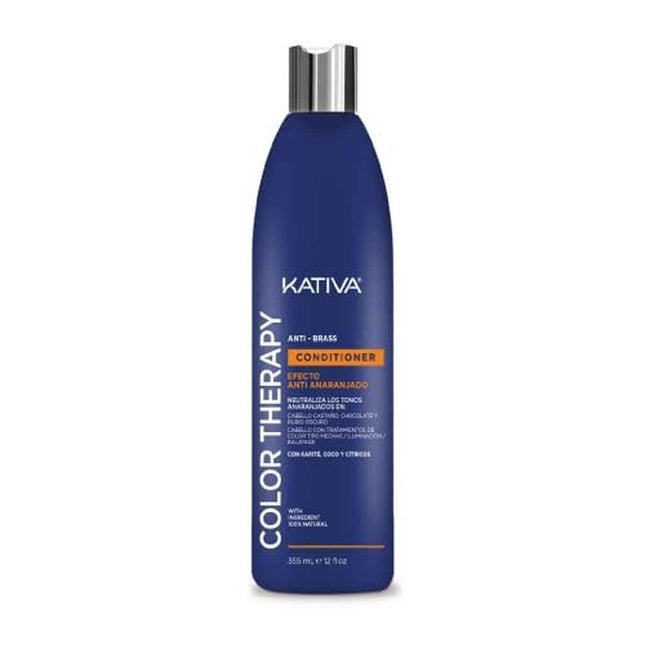 Kativa Color Therapy Efecto Anti Anaranjado Acondicionador Unisex, 355 ml