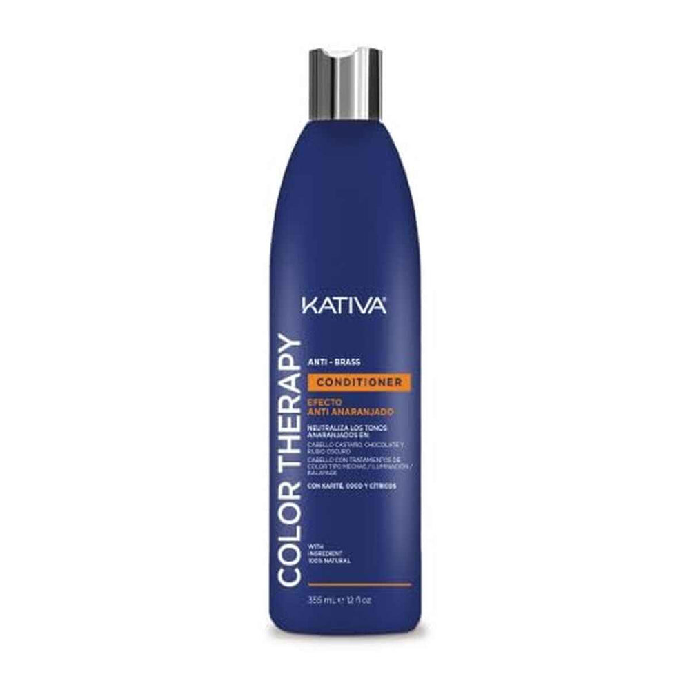 Kativa Color Therapy Efecto Anti Anaranjado Acondicionador Unisex, 355 ml