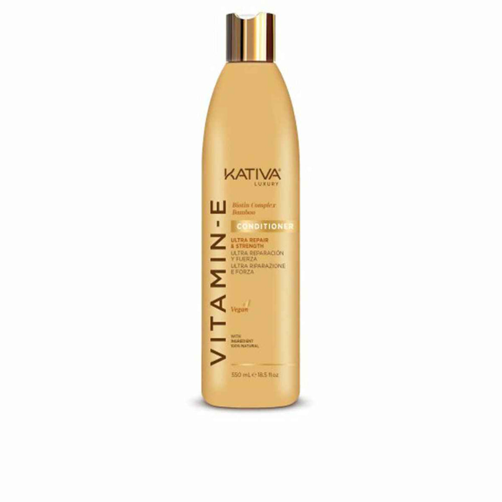 Kativa Vitamina e Biotina y Bamboo – Conditioner Unisex, 550 ml