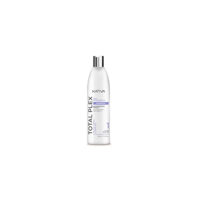 Kativa Total Plex Champú Reconstructor Unisex, 355 ml