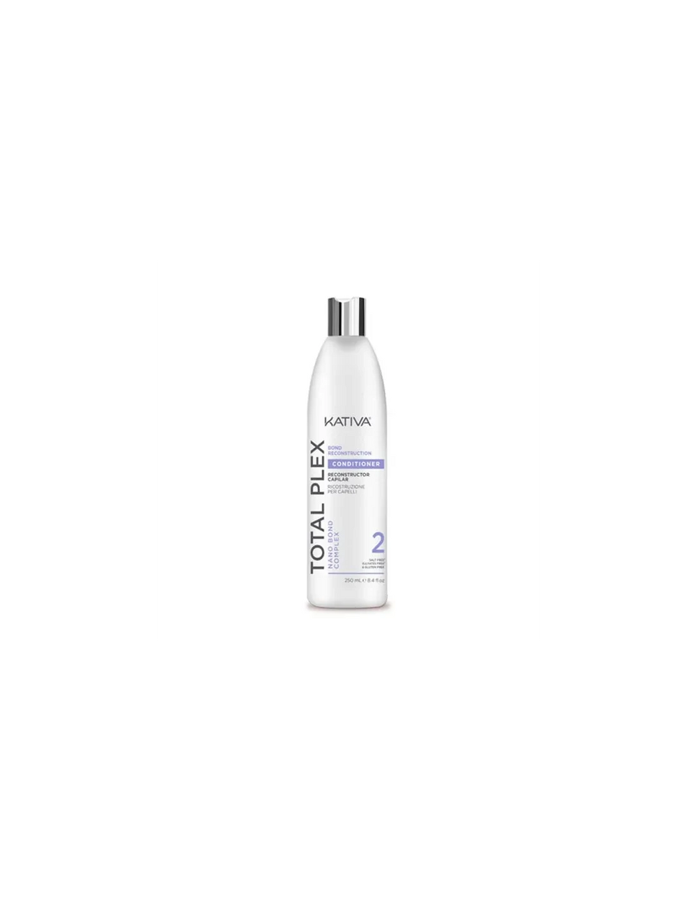 Kativa Total Plex Acondicionador Reconstructor Unisex, 355 ml