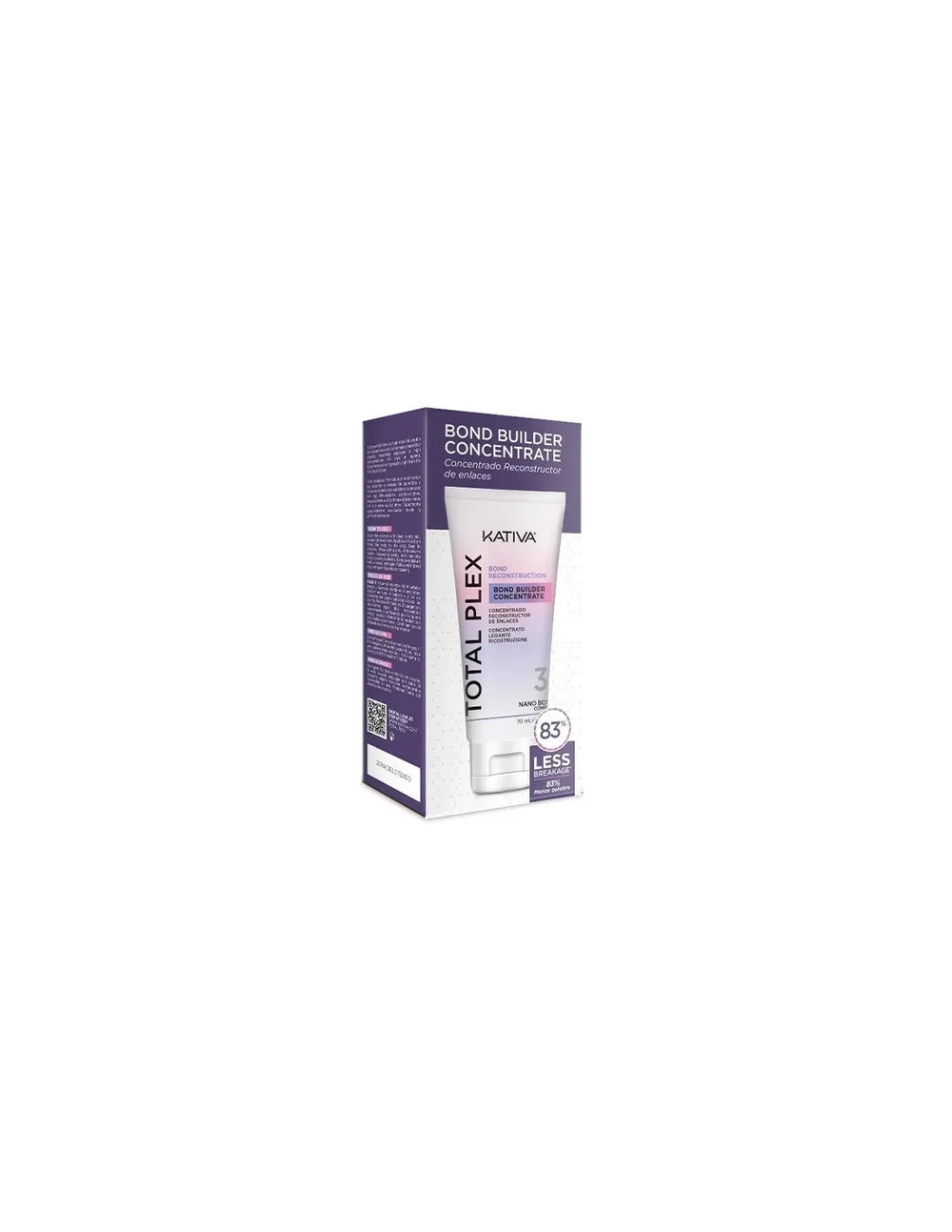 Kativa Total Plex Concentrado Reconstructor Unisex, 70 ml