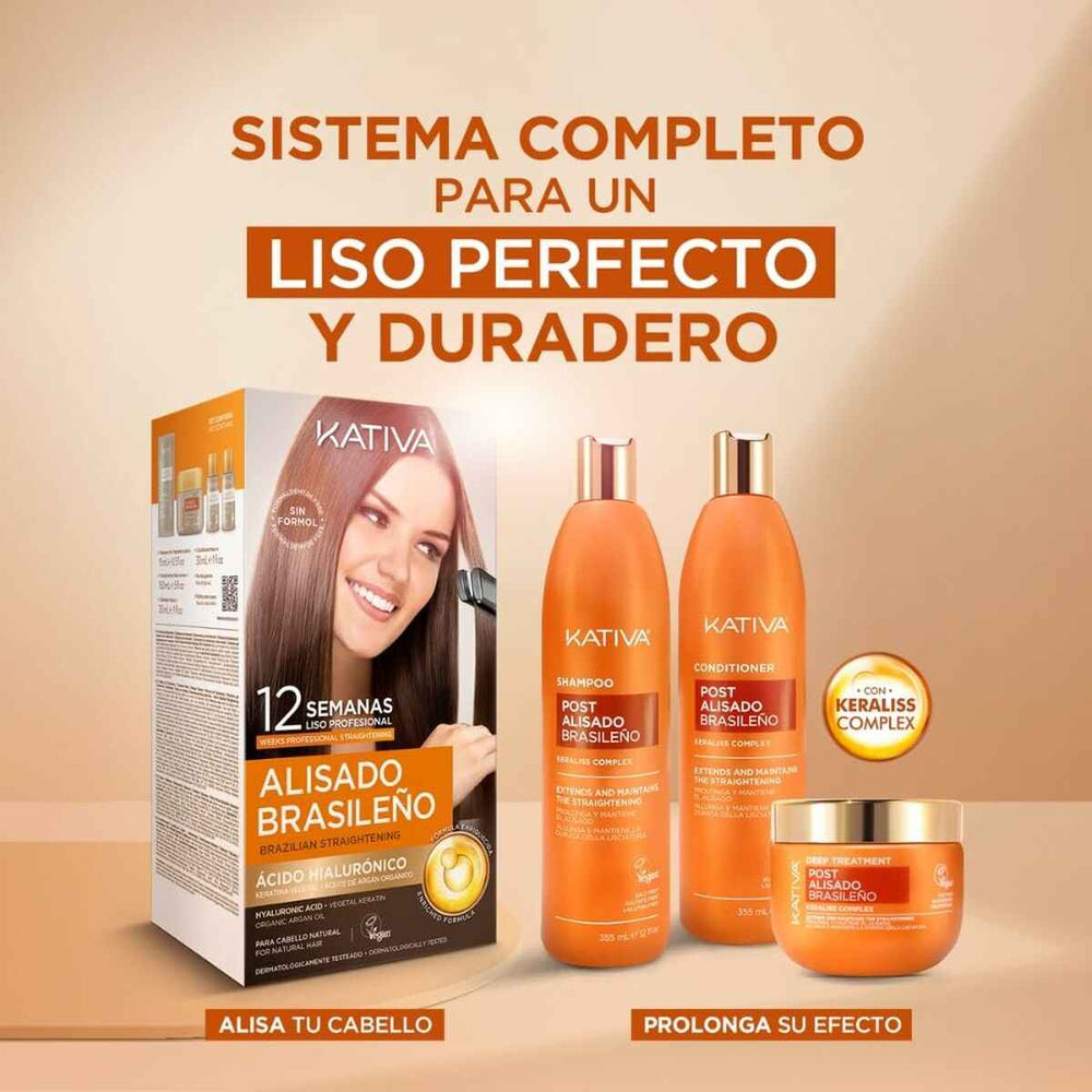 Kativa Profesional Post Alisado Brasileño Lote 3 Piezas Unisex