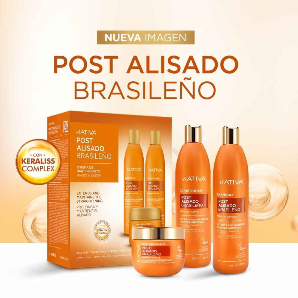 Kativa Profesional Post Alisado Brasileño Lote 3 Piezas Unisex