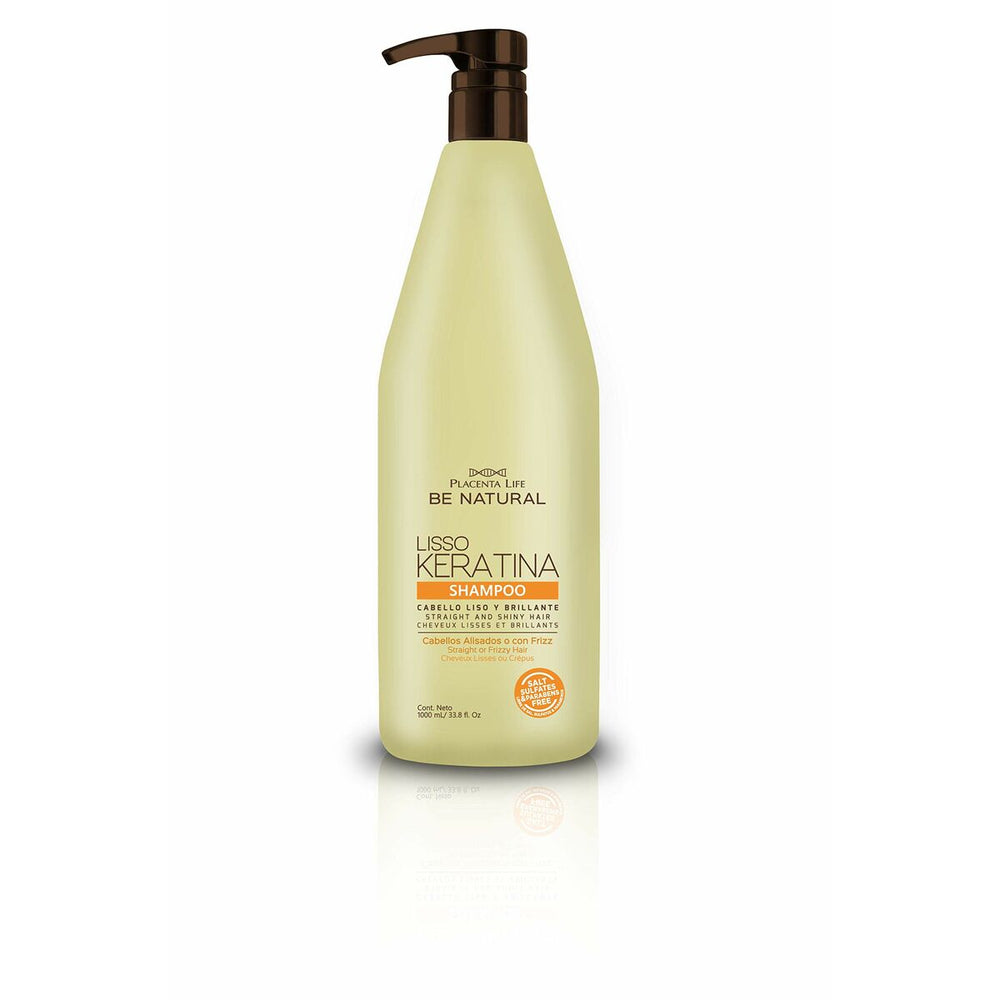BE Natural Lisso Keratina Champu Unisex, 1 L