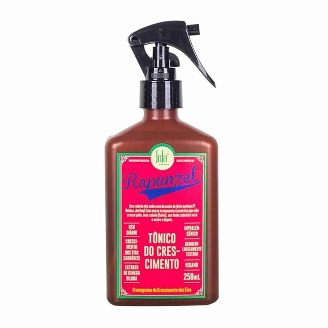 LOLA Cosmetics Rapunzel Tónico Capilar Crecimiento Anticaída Unisex, 250 ml