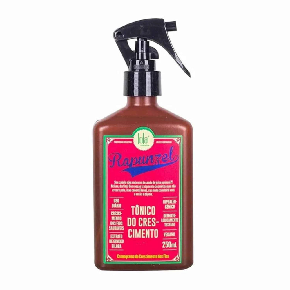 LOLA Cosmetics Rapunzel Tónico Capilar Crecimiento Anticaída Unisex, 250 ml