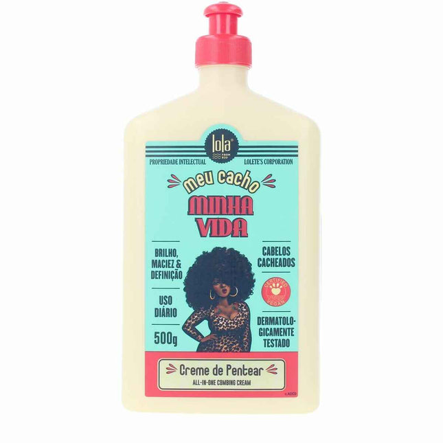 LOLA Cosmetics Meu Cacho Minha Vida Crema Para Peinar Unisex, 500 ml