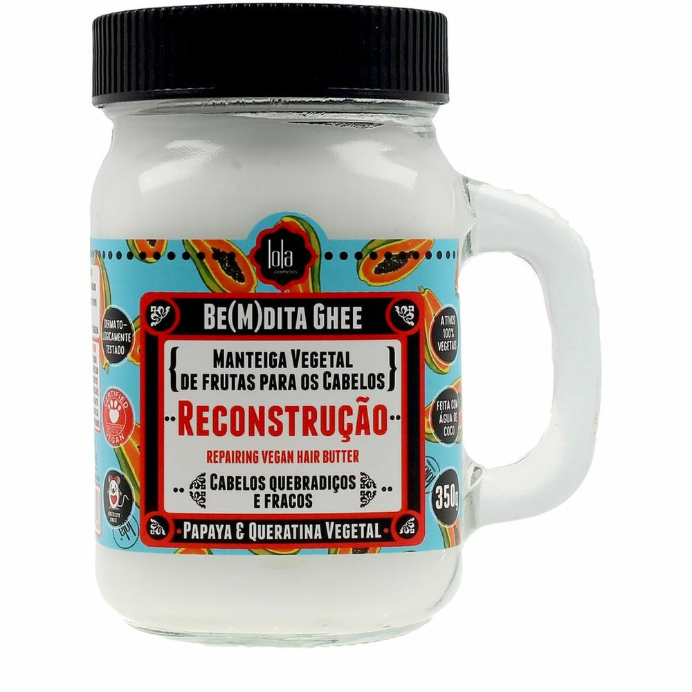 LOLA Cosmetics Bedita Ghee Mascarilla Reconstructiva Papaya y Keratina Vegetal Unisex, 350 g