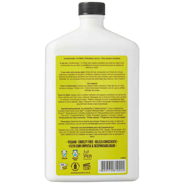 LOLA Cosmetics Ondulados Lola Inc Acondicionador Unisex, 500 ml