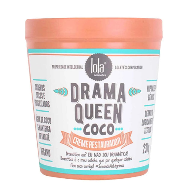 LOLA Cosmetics Drama Queen Coco Mascarilla Restauradora Unisex, 230 g