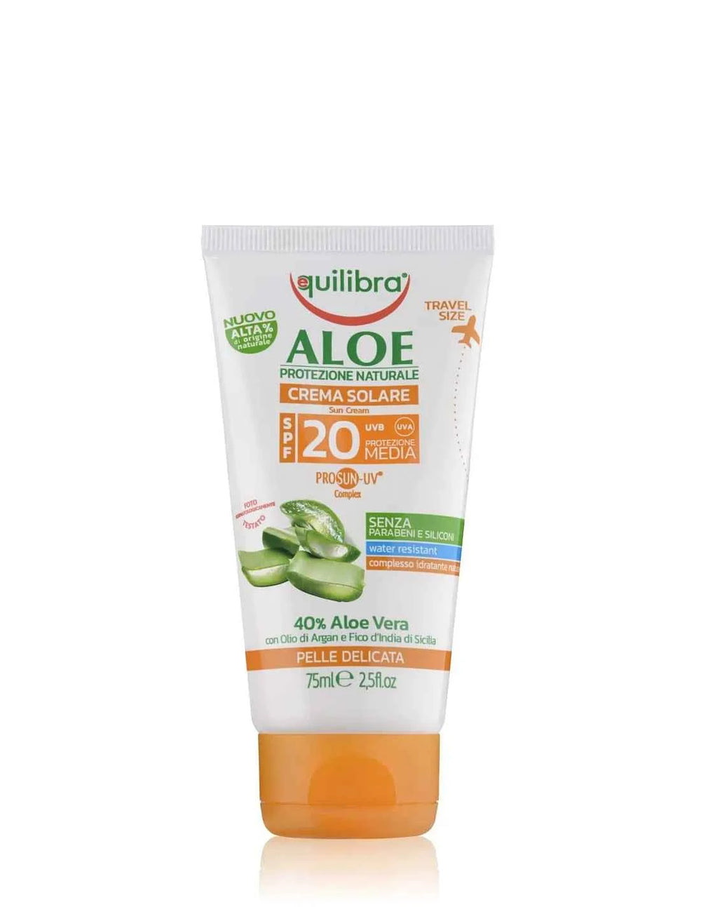 Equilibra Sun Viaje Aloe Pro Uv F20 Cr75 Unisex