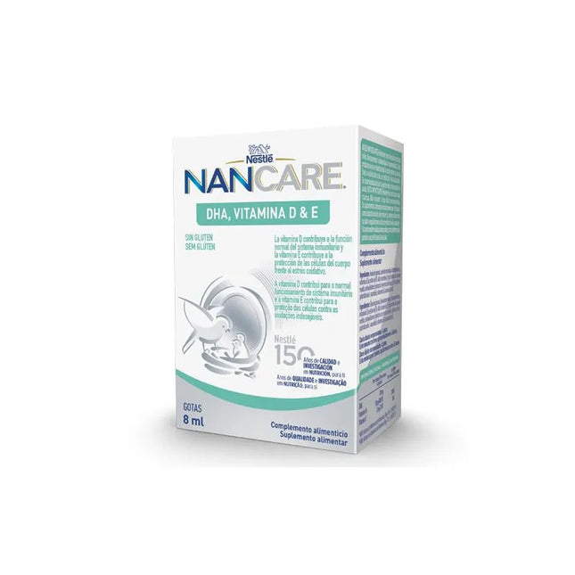 Nestle Nestlé Nancare Dha Vitamina D y e, 8 ml