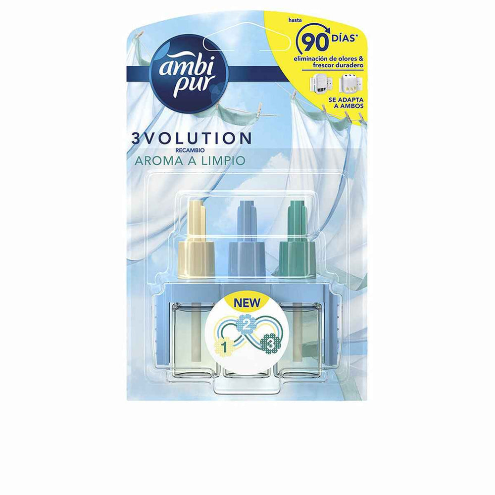 AMBI PUR 3volution Ambientador Recambio Limpio, 20 ml