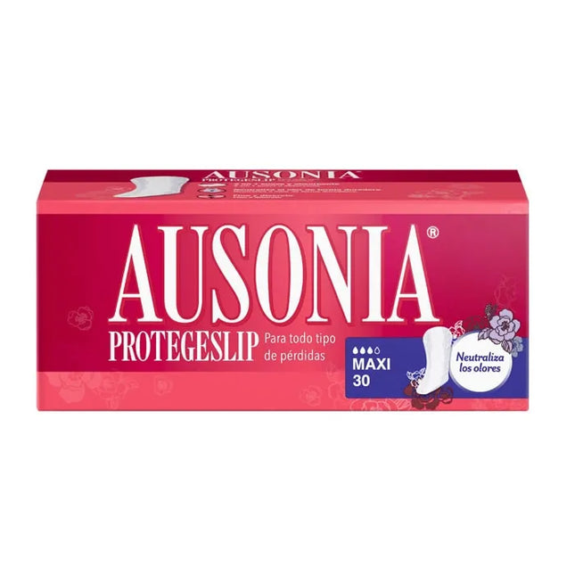 Ausonia Protegeslip Maxi Pantyliners, 30 Units