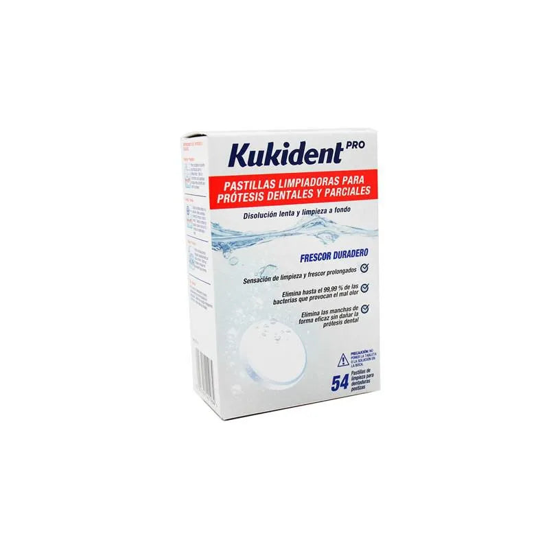 Kukident Prosthesis Cleaning Tablets, 54 Units