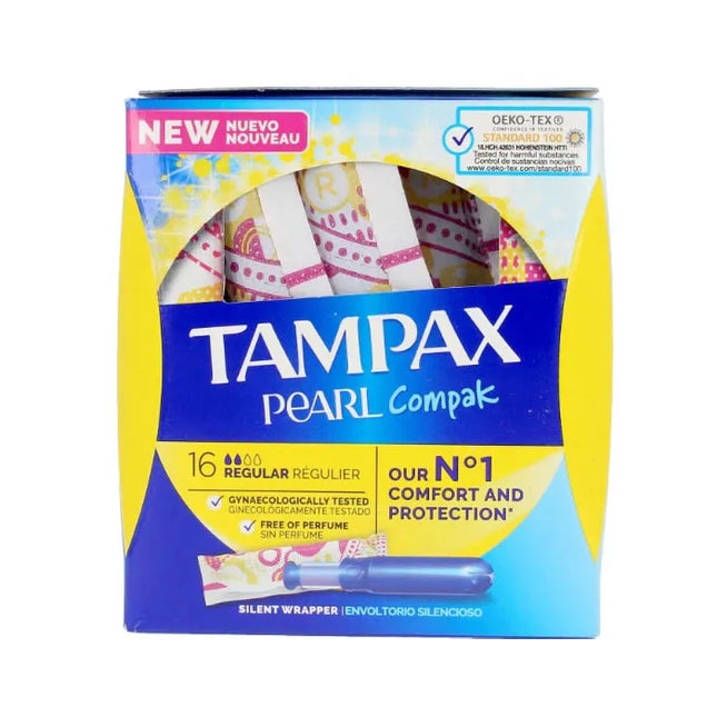 Tampax Pearl Regular Buffer, 18 Units