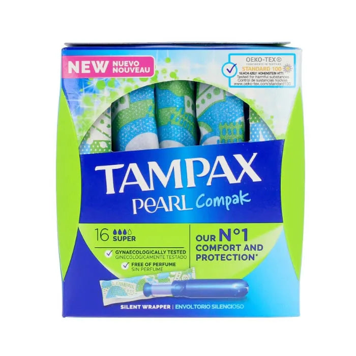 Tampax Pearl Super, 18 Units