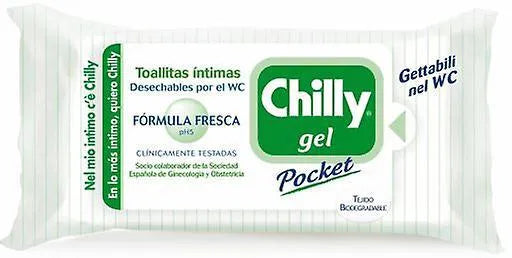 Chilly Toallitas Íntimas Formula Fresca Ph5, 12 Units