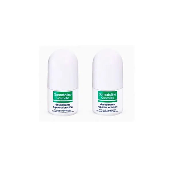 Somatoline Cosmetic Pack Hyper Perspiration – Deodorants Roll On Unisex, 2x40 ml