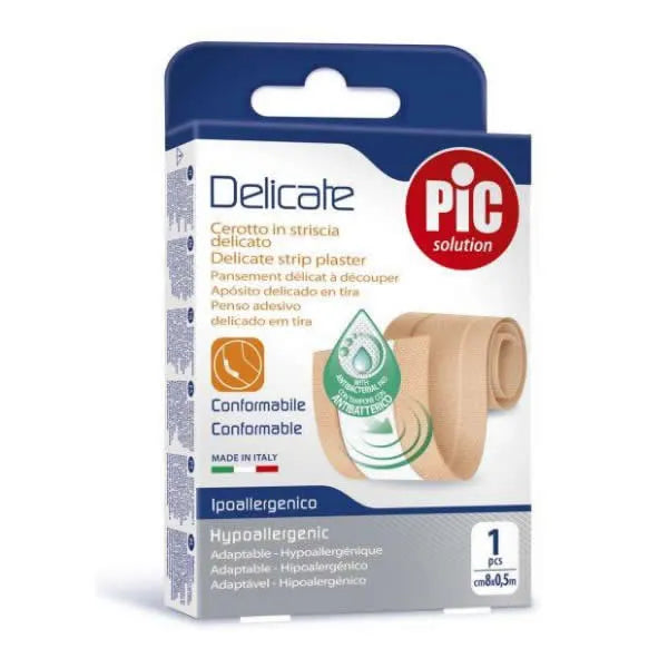 PIC Solution Pic Delicate Strip Plasters 8cmX0.5m