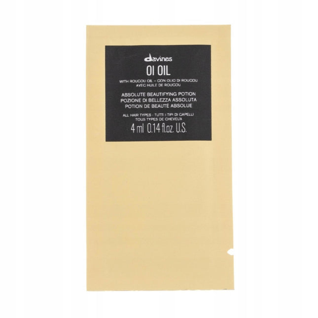Davines Oi Oil – Hair Oil Treatment Unisex, 12 pcs, 4 ml Sample