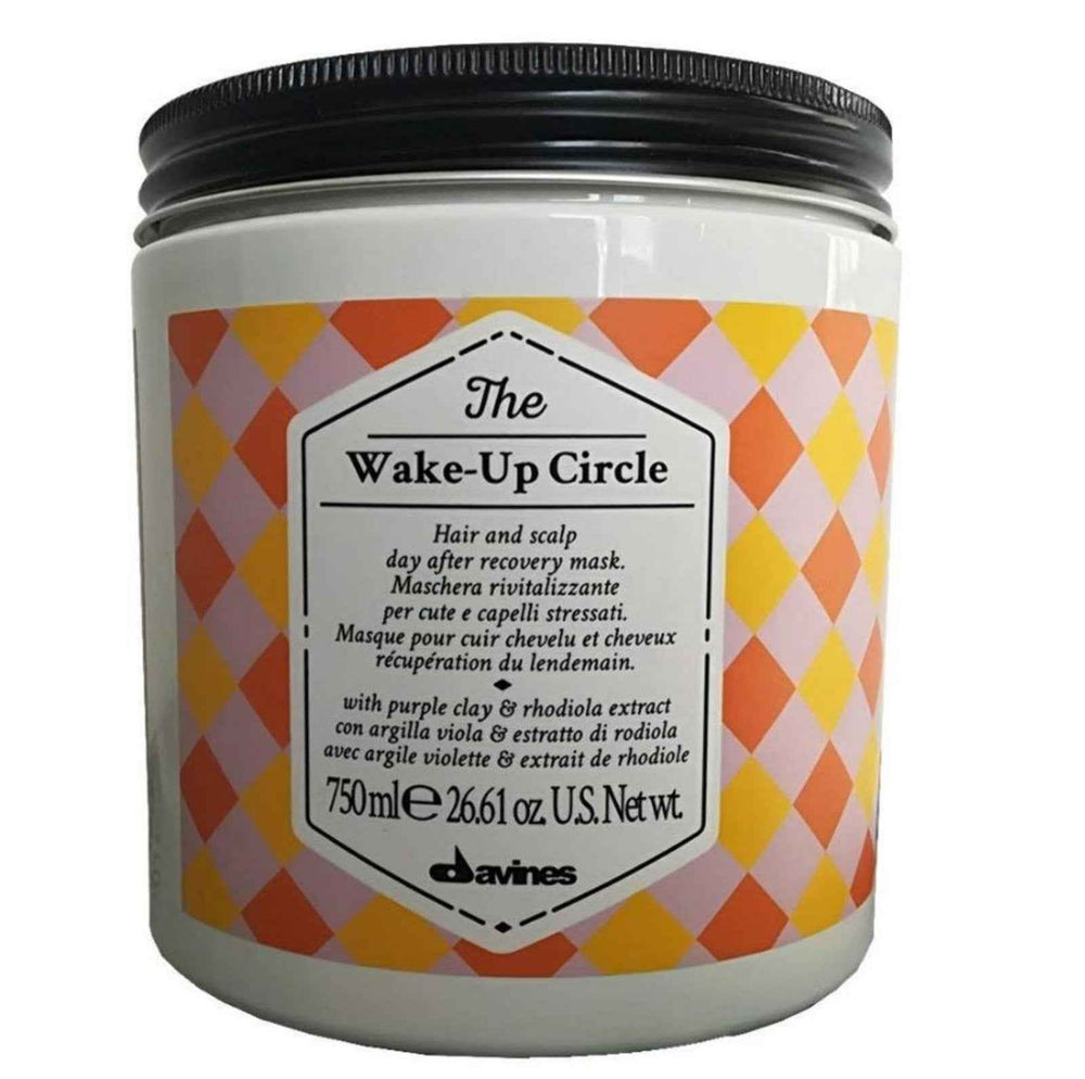 Davines The Wake-Up Circle – Hair Treatment Clay Mask Unisex, Restoring, 750 ml