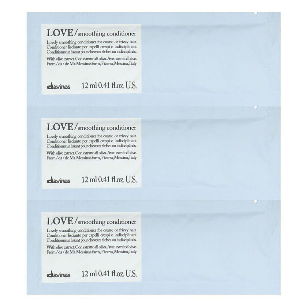 Davines Love Smoothing – Hair Conditioner, 12 pcs, 12 ml