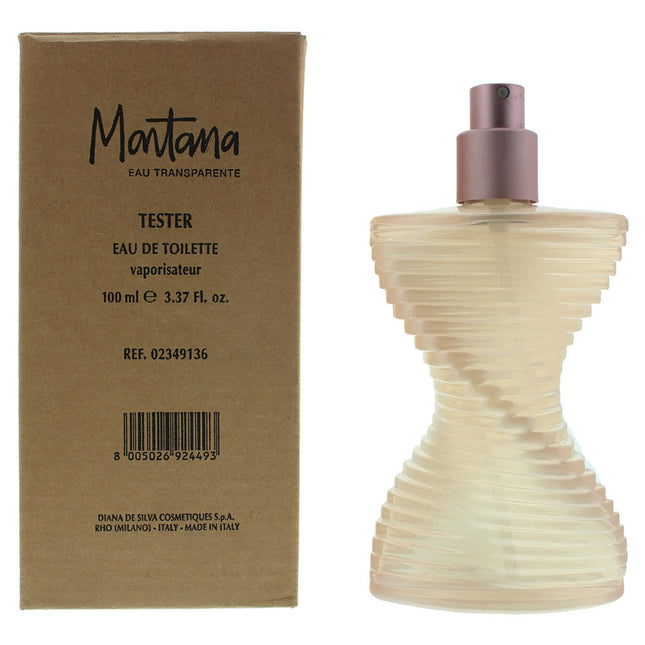 Montana Eau Transparente – Eau de Toilette for Women, 100 ml Tester