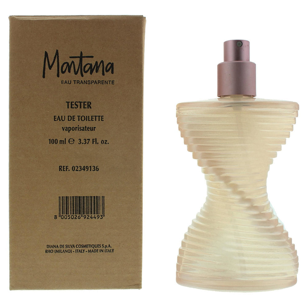 Montana Eau Transparente – Eau de Toilette for Women, 100 ml Tester
