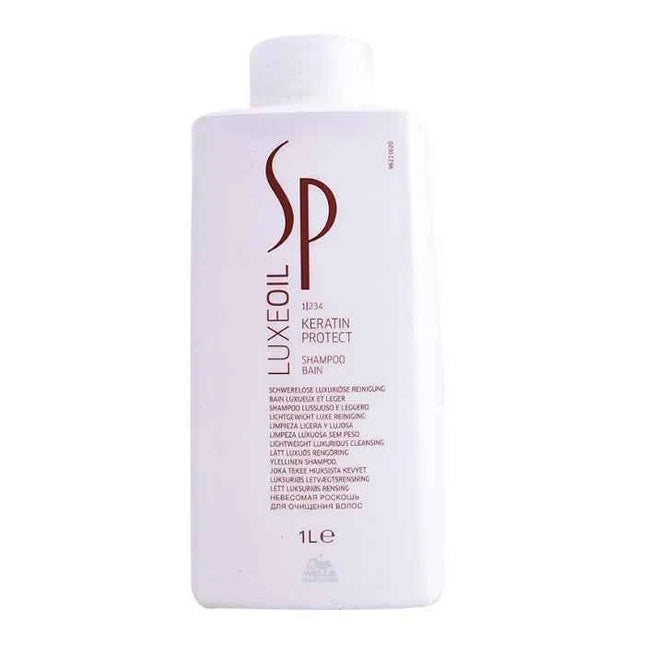 Wella Sp Luxeoil Keratin Protect – Shampoo Unisex, 1000 ml