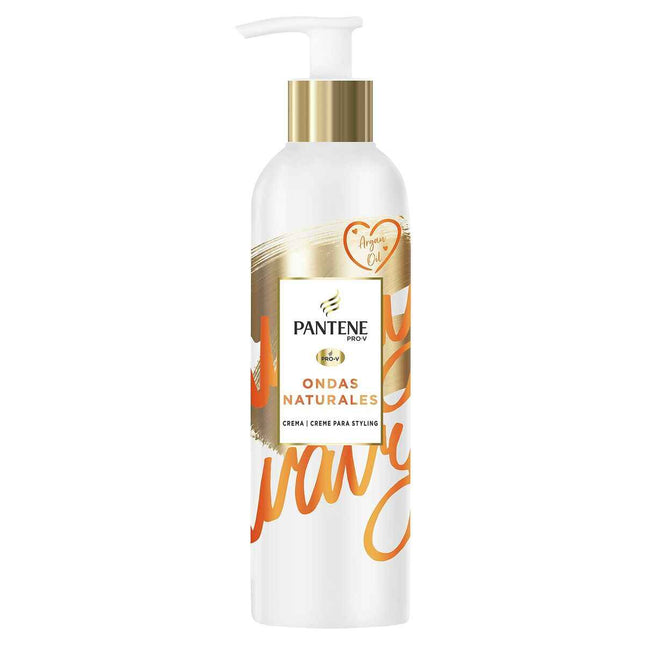 Cap Pantene Crema Peinado Ond As Naturales Unisex, 235 ml
